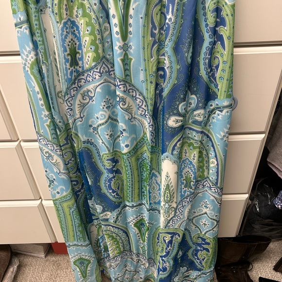 J. McLaughlin Size 12 strapless summer dress - Picture 2 of 3